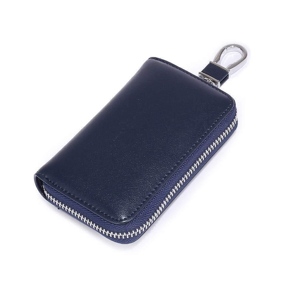 8437 Leather Key Holder Bag with 4 Card Slot & 6 Hooks & 1 Access Card,Key
